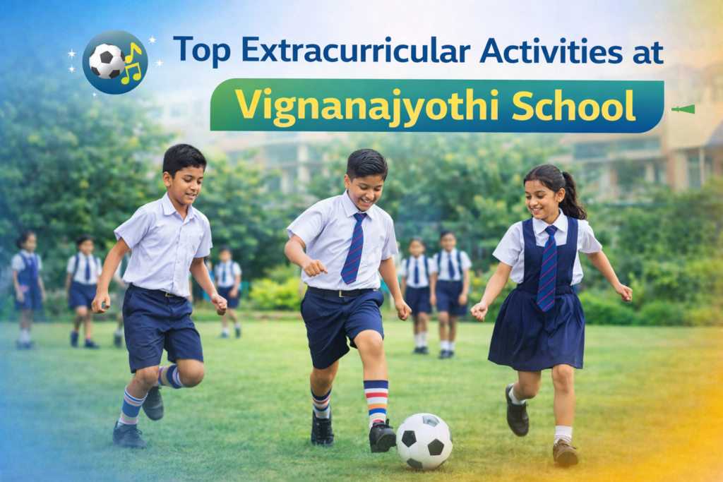 Students playing outdoor sports representing extracurricular activities that improve teamwork, fitness, and overall student development