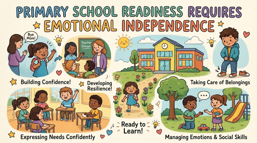 Primary School Readiness Requires Emotional Independence