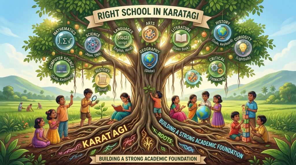 Right School in Karatagi Builds a Strong Academic Foundation