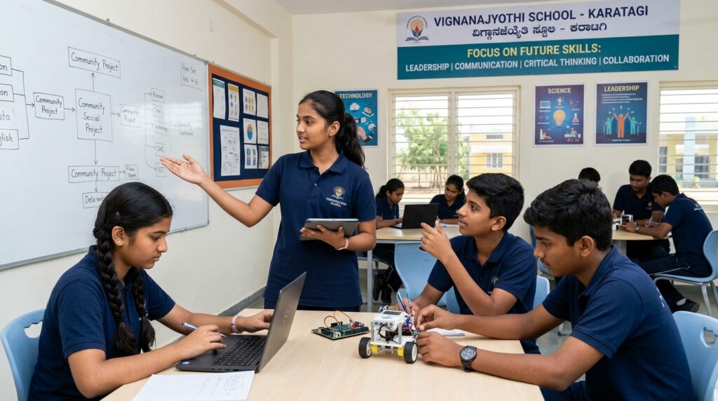 School in Karatagi with Focus on Future Skills