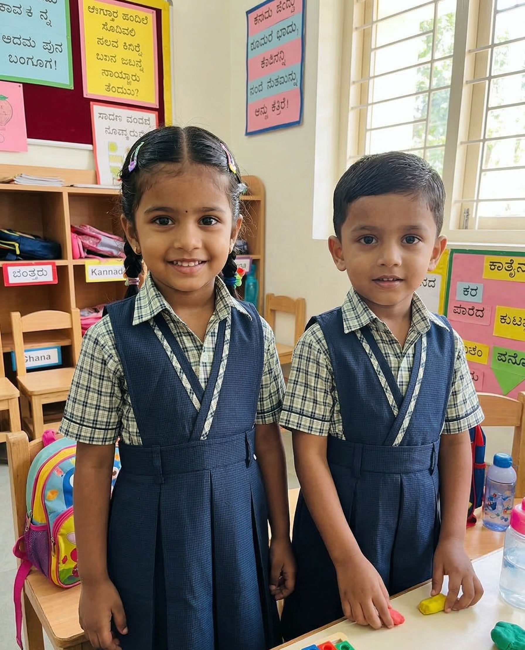 Children learning at First Step Montessori