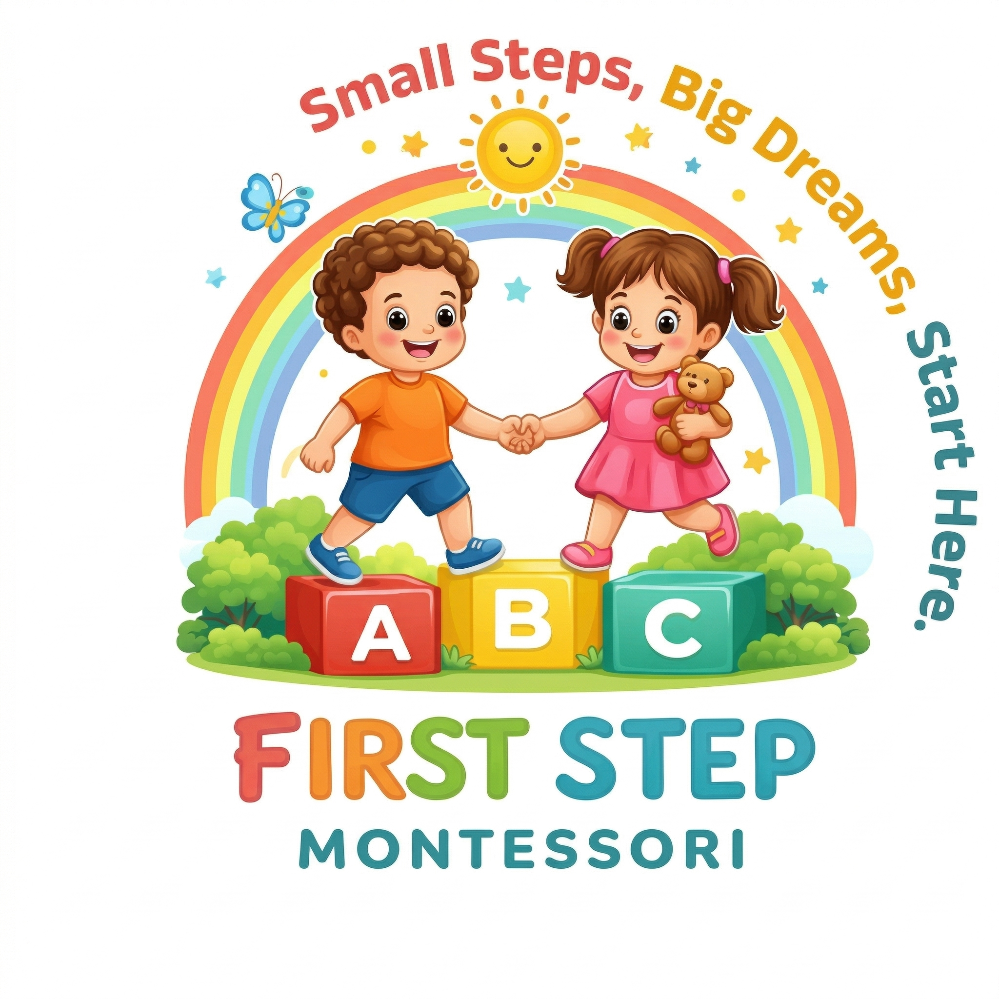 First Step Montessori Logo