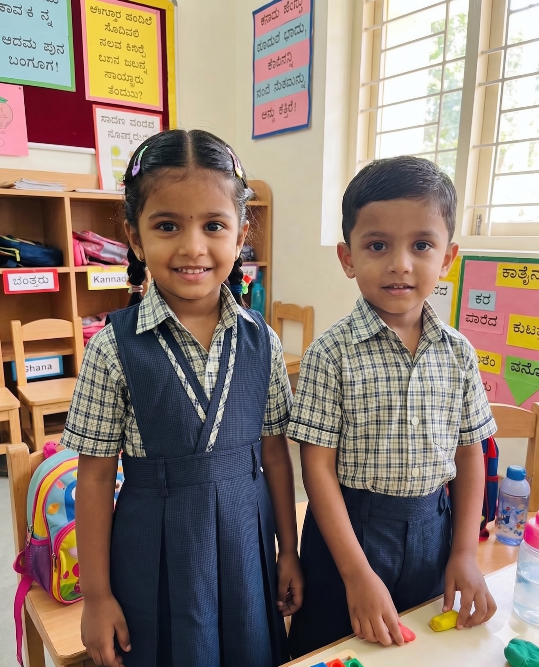 Children learning at First Step Montessori